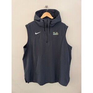 New Jordan UCLA Bruins Player Team Issue On-Field 1/2 Zip Hoodie Jacket Mens XL